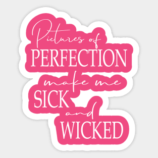 Pictures of Perfection Sticker